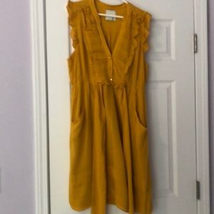 Odille Anthropologie fully lined dress